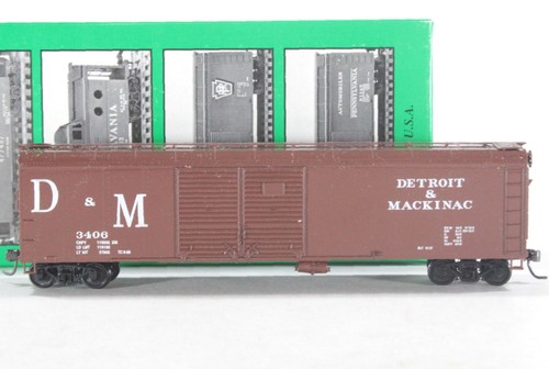Coche de carga HO Bowser Detroit & Mackinac 50 ft techo redondo doble puerta #3406 Xlnt | Zustand: Used