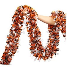 Halloween Tinsel Garland Decor - 50Ft Glitter Twist Garland Halloween02