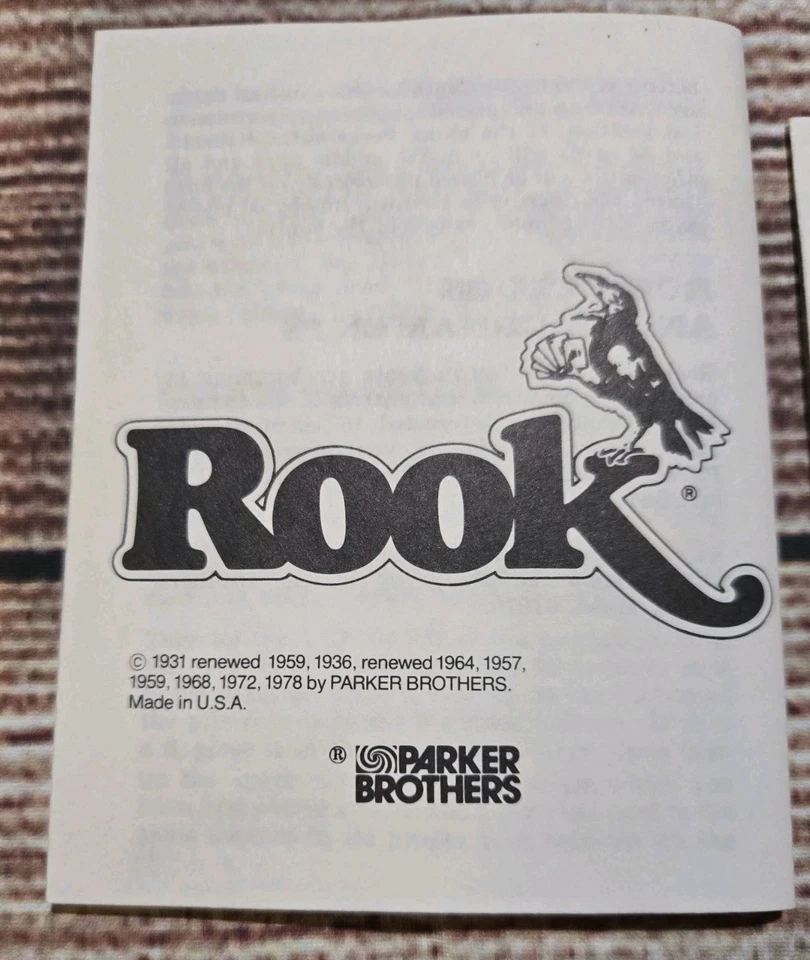Vintage Rook Card Game by Parker Brothers - 1978 Ed - In Plastic  - Image 4 of 4