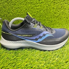 Saucony Peregrine 13 Womens Size 10.5 Blue Black Athletic Running Shoes Sneakers