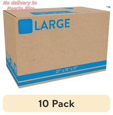  10 pack  Large Moving Boxes, 27L x 15W x 17H, Kraft new