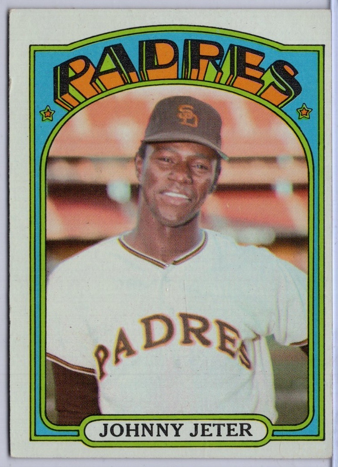 1972 Topps #288 Johnny Jeter in EX Condition Padres