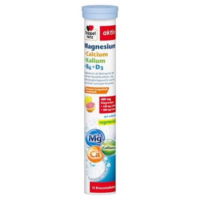 Doppelherz Magnesium + Calcium + Kalium + B6 + D3 - 100.5 g (1er Pack)