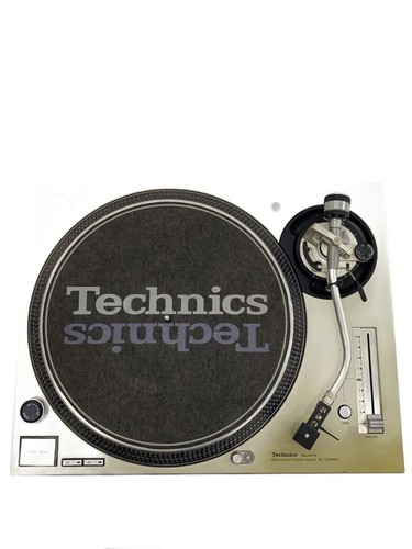 Technics SL-1200 MK5 Silver Direct Drive DJ Turntables Vintage
