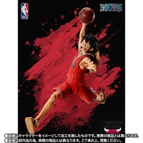 S.H. Figuarts ONE PIECE×NBA Monkey D. Luffy Chicago Bulls Ver. [Presale]