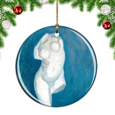 Van Gogh Plastertorso Female Painting Christmas ornament city travel souvenir
