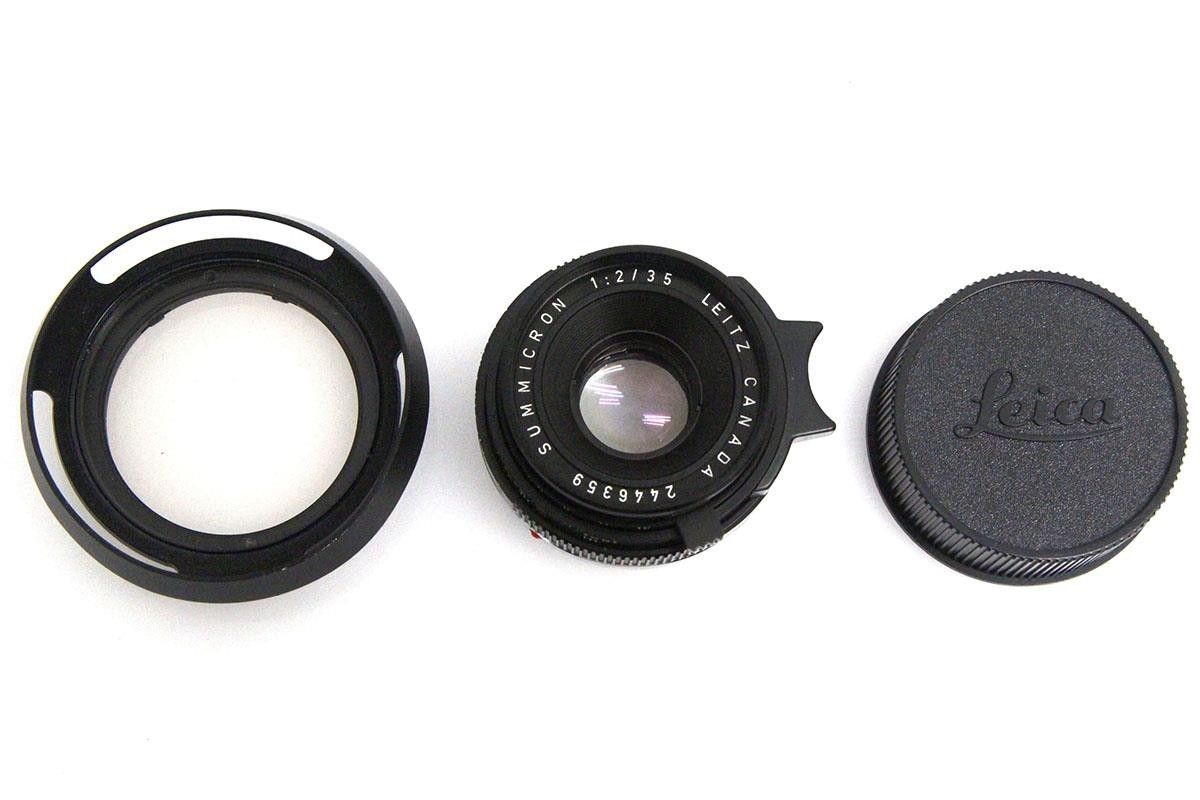 Leica Summicron M 35mm F2 2nd Gen 6 Elements Black Lens M Mount