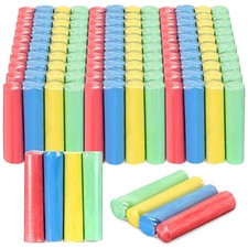 120 Pcs Sidewalk Chalks Set in 30 Count 4 Colors Non Toxic Jumbo Chalk for Pa...