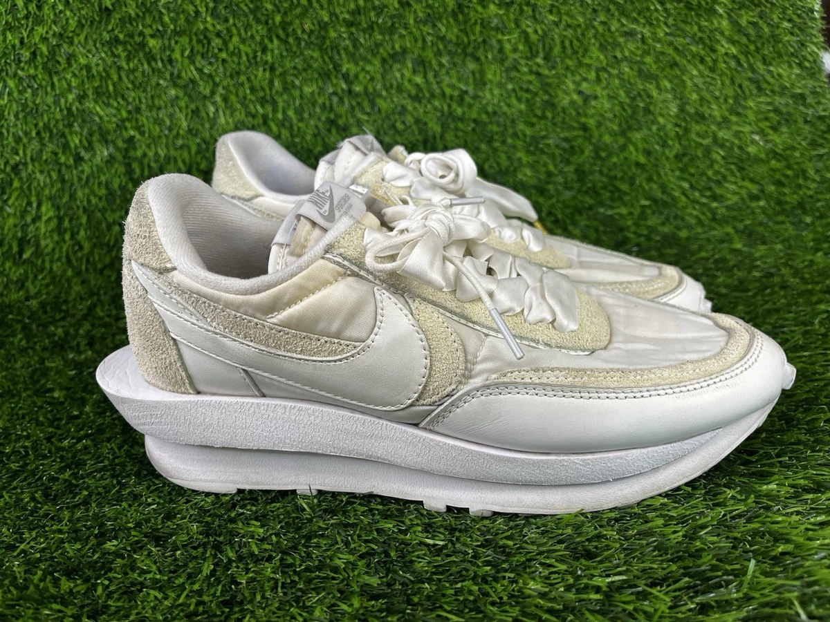シューズ NIKE LDWAFFLE/SACAI triple White Nike sacai x LDWaffle White Nylon for Sale | Authenticity