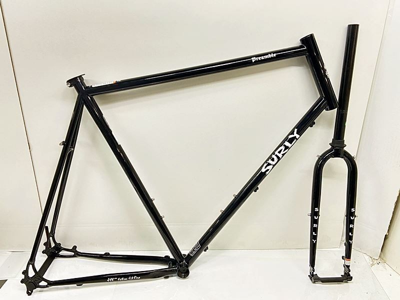SURLY PREAMBLE Road Freme Set Black Chromoly New XL | eBay