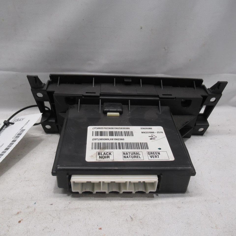 Cadillac SRX 2008 2009 unidad de control de temperatura de calefacción OEM Foto 2 de 4