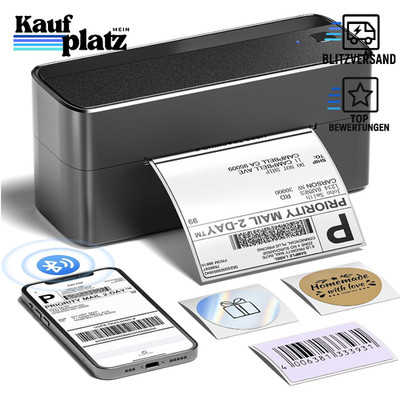 Etikettendrucker Bluetooth 4x6 Thermodrucker für Versandetiketten DHL Etsy