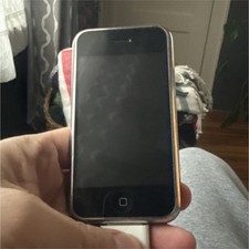 Apple iPhone 1st Generation A1203 8GB Black Silver Vintage Cell Phone