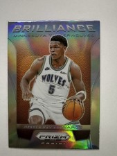 2023-24  Panini Prizm Deca - Brilliance Anthony Edwards #7 Silver Prizm