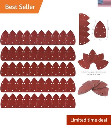 Mouse Detail Sander Sandpaper Sanding Paper Assorted Sanding Pads 40 80 120 1...