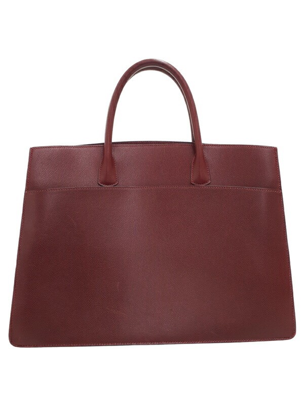 Hermes GM White Bus Tote Bag Style T638 Luxury Handbag