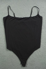 Skims Cami Bodysuit Womens Size XL Black Fits Everybody Stretch Comfort