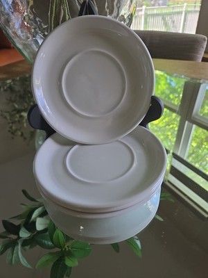 Vintage Midwinter Stonehenge White Saucer 6 1/4  Made In England Set Of 4