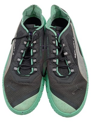 PUMA Replicat X Sportschuhe Herren Schwarz Grün Gr. 43 Sneaker