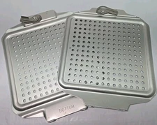MUELLER GENESIS TOP & BOTTOM RETENTION PLATES FOR STERILIZATION Tray Container