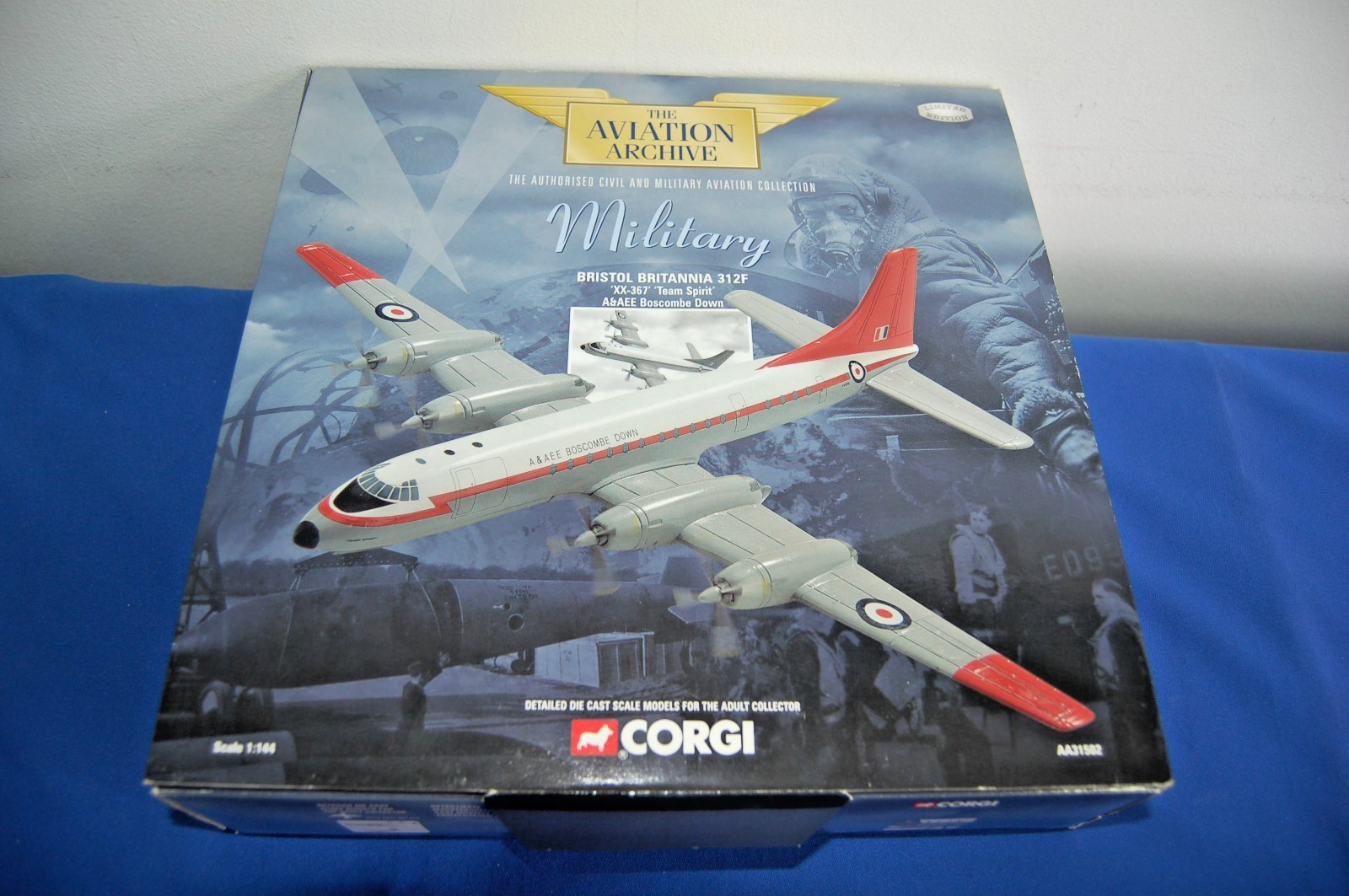 CORGI AA31502 BRISTOL BRITANNIA 312F BOSCOMBE DOWN LIMITED EDITION