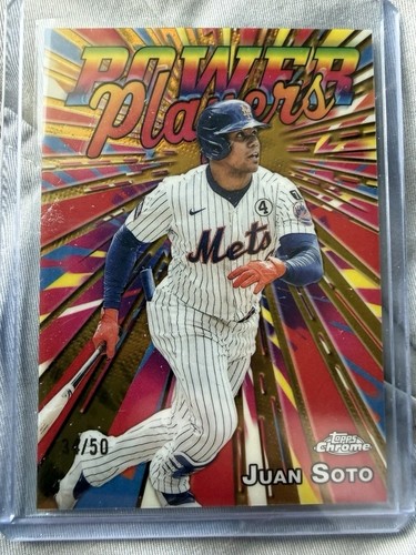 Juan Soto #PP-35 2025 Topps Chrome Update Power Players card