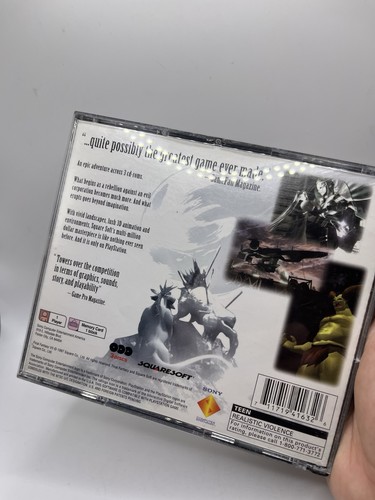Final Fantasy VII 7 (PS1, 1997) sehr guter Zustand Black Label komplett CIB Handbuch GETESTET - Bild 5 von 11