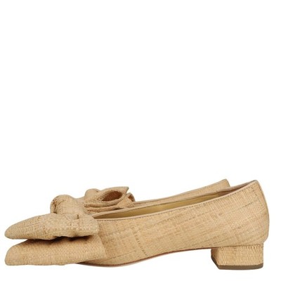 Loeffler Randall Damen Schuhe Ballerina Gr. 35 Beige Freizeitschuhe Halbschuhe