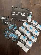 DUDE Wipes - On-The-Go Shower Wipes, Dude Powder, Dude Wipes Sticker Goodie Pack