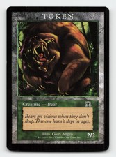 Bear Token (ONS) Magic Player Rewards Magic The Gathering Card