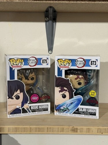 Funko Pop Vinyl Exclusive Demon Slayer Set  Inosuke Chase & Tanjiro Kamado Glow