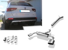  Duplex Racinganlage ab Kat. Seat Ateca 5FP 2.0 TSI 4Drive je 160x90mm oval