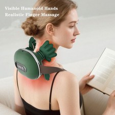 Neck Shoulder Massager with Human Like Kneading, Simulated Hand Deep Tissue