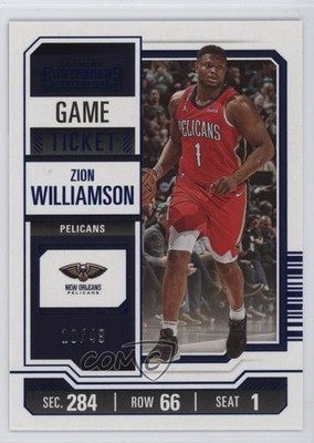 2023-24 Panini Contenders Blue Game Ticket 10/49 Zion Williamson #79 0xi8