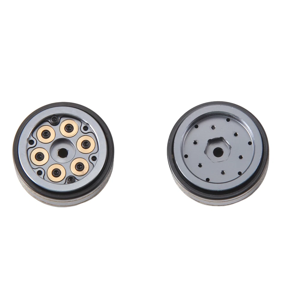 4 Stück 1,0   Beadlock Felgen Nabe für 1/24 1/18 RC Crawler TRX4M AX24 3140 - Bild 2 von 4