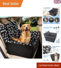 Ultimate Dog Travel Companion: 3-in-1 Car Seat Cover & Booster for Medium Dogs