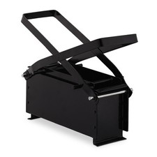 Brikettenpers Handmatige papierpers Compacte brikettenmaker 2,7 kg Zwart