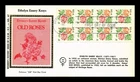 US COVER ROSES FDC ETHELYN EMERY KEAYS WOMENS HISTORY COLORANO SILK CACHET