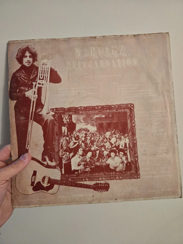 RARE LATIN SALSA DESCARGA LP ORQUESTA NARVAEZ REINCARNATION UNOFF US TICO EXTONM - Image 2 of 4