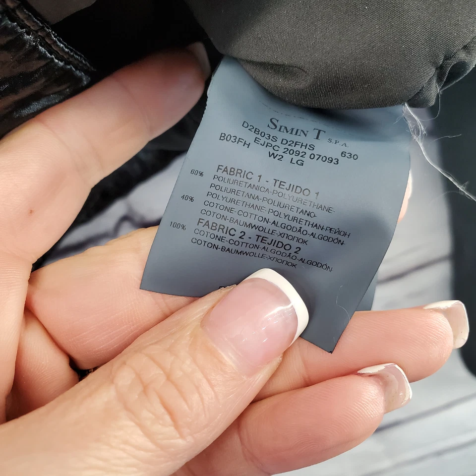 Chaqueta EMPORIO ARMANI Mujer 8 Cremallera Completa Manga Larga Negra Foto 4 de 4