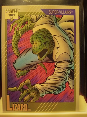 1991 Impel Marvel Universe Super Villians #87 Lizard 
