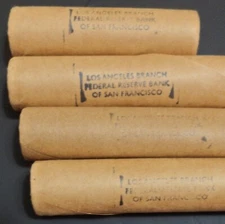 OBW Unsearched Wheat Penny Roll Indian Head Cent Ends San Francisco Wrap Rare!