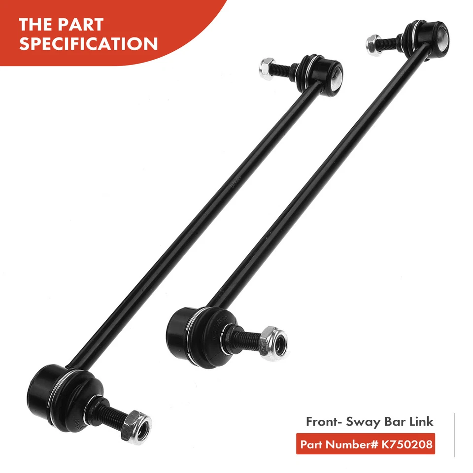 Barra estabilizadora delantera y trasera 6 piezas eslabón de extremo y extremo de barra de amarre para Land Rover LR2 08-15 Foto 3 de 4