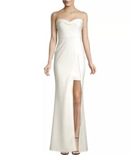 LIKELY White Ella Strapless Sweetheart Mermaid Gown Formal Dress Size 10