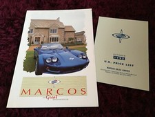 Marcos Mantara 400 & 450 Brochure - UK Issue inc Price List