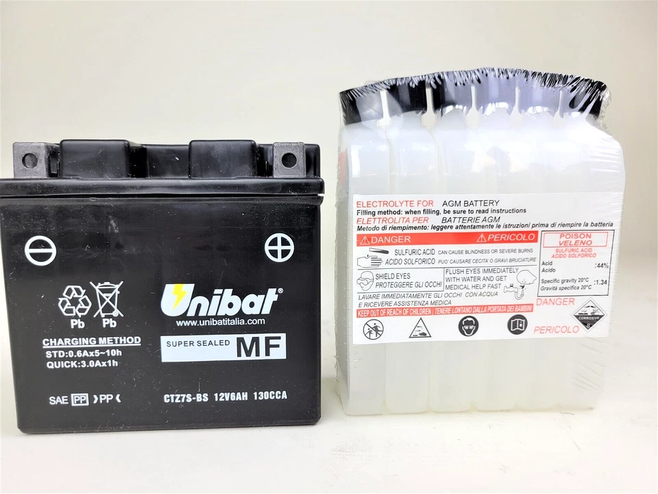 YAMAHA YZ450FX YZ 450FX 2016-18 AGM MAINTENANCE FREE BATTERY REPLACES YTZ7-S - Image 3 of 4