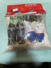 Ensemble de lampes à cordes Coca Cola bouteilles et ours Coca Cola 1995 neuf dans sachet