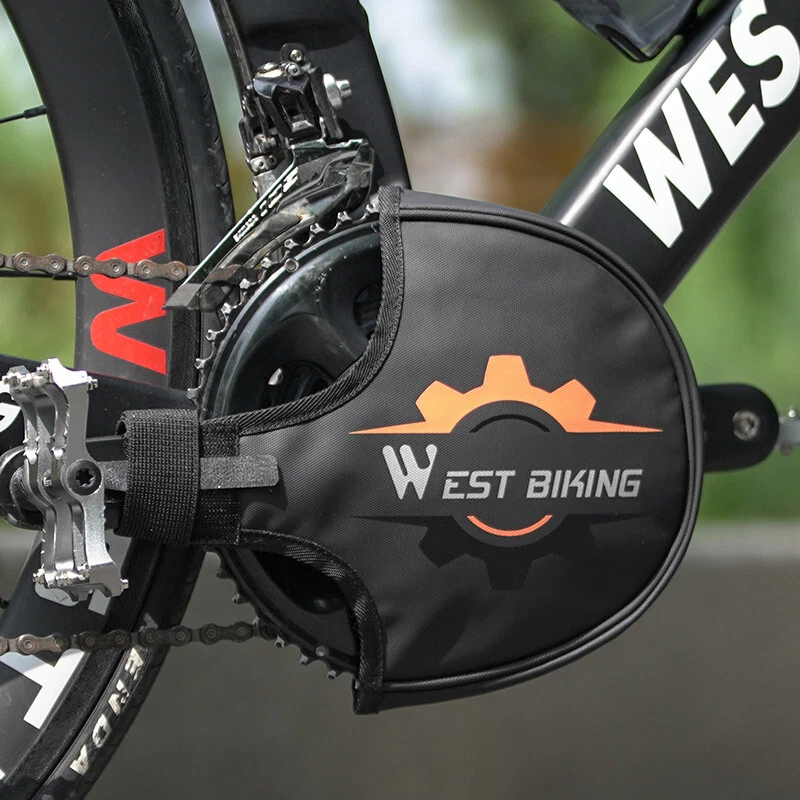 WEST BIKING Bike Crankset Guard Waterproof Bicycle Chainring Protector Cover - Image 2 of 4