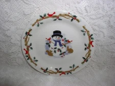 Home Essentials Woodland Celebration Salad Dessert Plate NEW Excellent