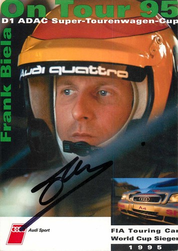 Frank Biela - Audi Sport - original Autogramm - - Autogrammkarte